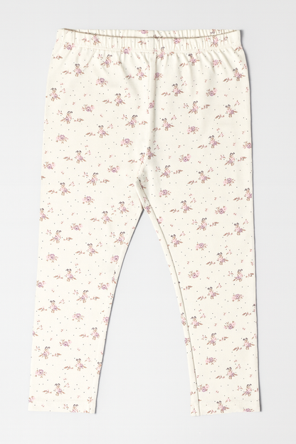 Girls Floral Print Leggings Pack of 1
