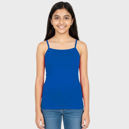 CharmnCherish Girls' Cami Vest Pack of 1_Dark Blue