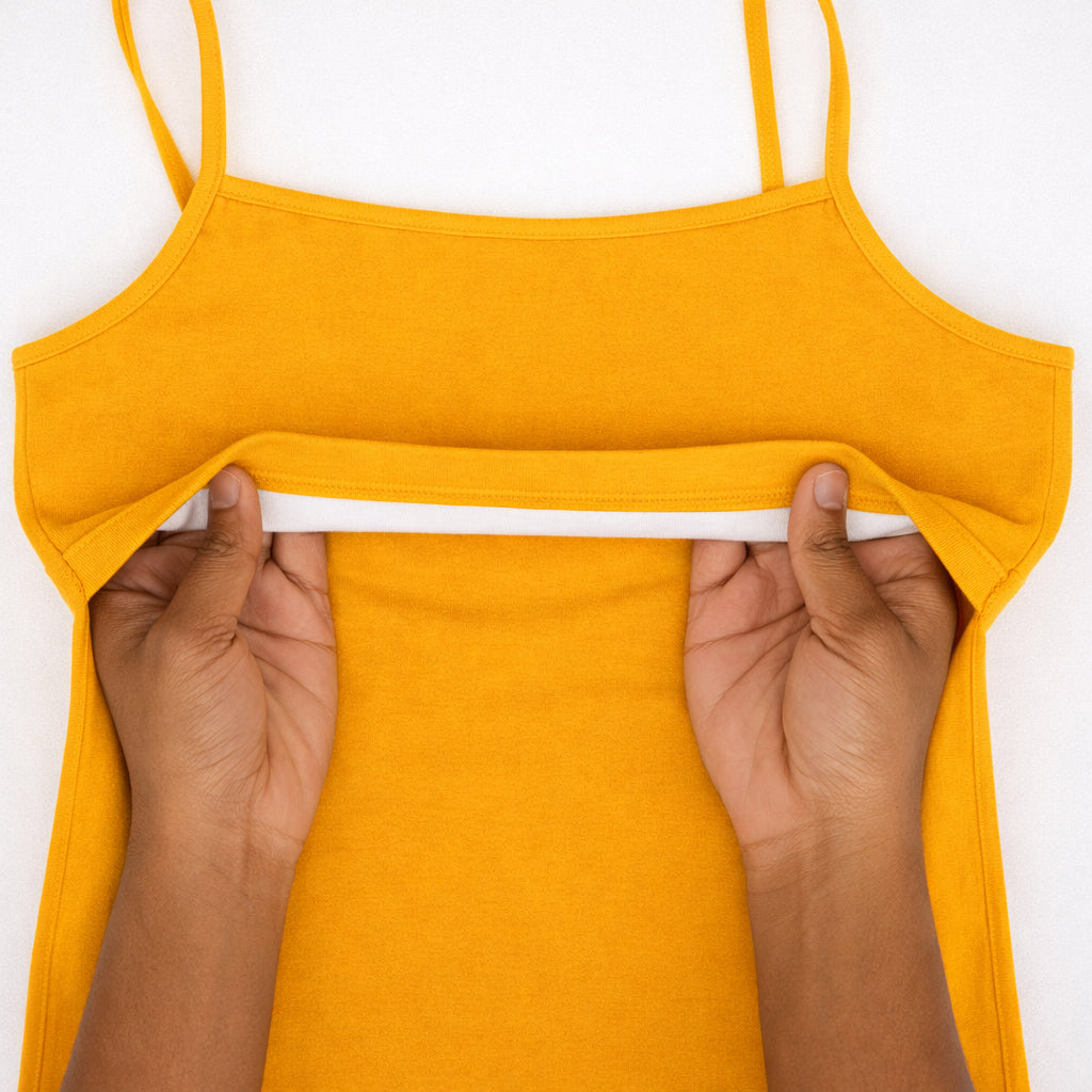 Padded Camisole | Flat padding | Adjustable Strap- Pack of 1