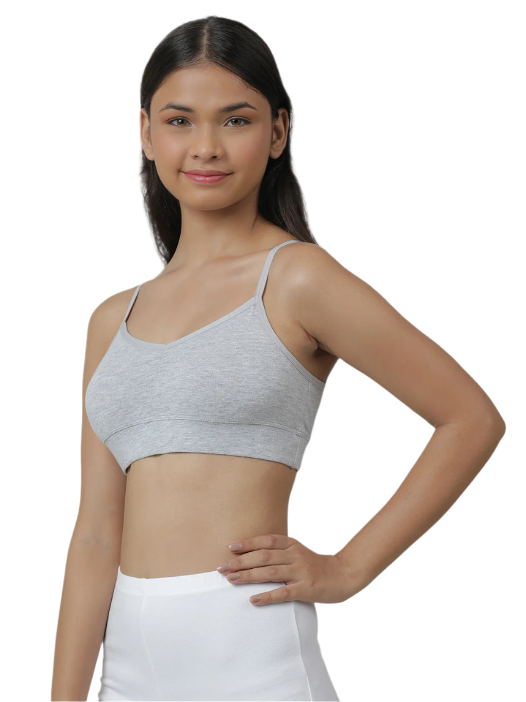 Girls Non Padded Adjustable bra  - Multicolour (Pack of 4).