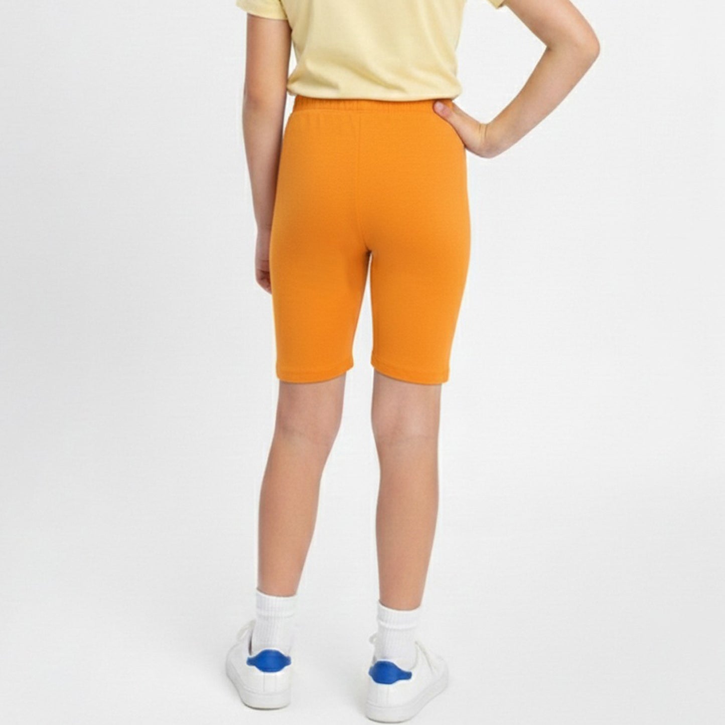 Charm N Cherish Girls Cotton Multiuse Shorties - Pack of 3 (Black,Yellow&Pink)