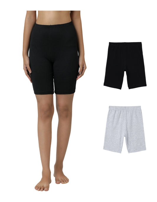 Shorties - Grey & Black (Pack of 2).