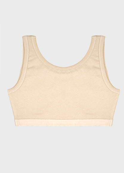 Girls Removable Padded Sports Crop Top