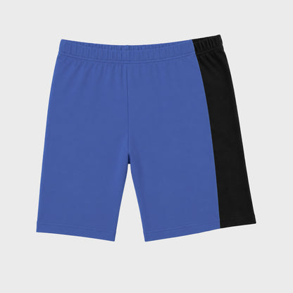 Charm N Cherish Girls Cotton Multiuse Shorties - Pack of 2 (Blue & Black)