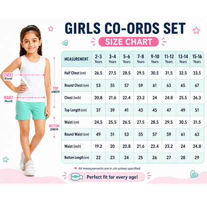 Girls Cotton Set - White Sleeveless Tops with Cute Ballerina Print and Pink Striped Knit Pocket Shorts, Casual Kids Outfit