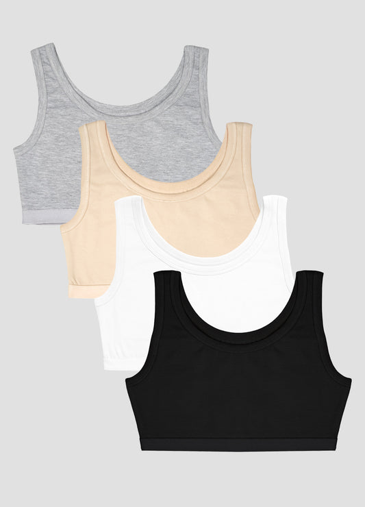 Sports Bra - Removable Padded Pack Of 4