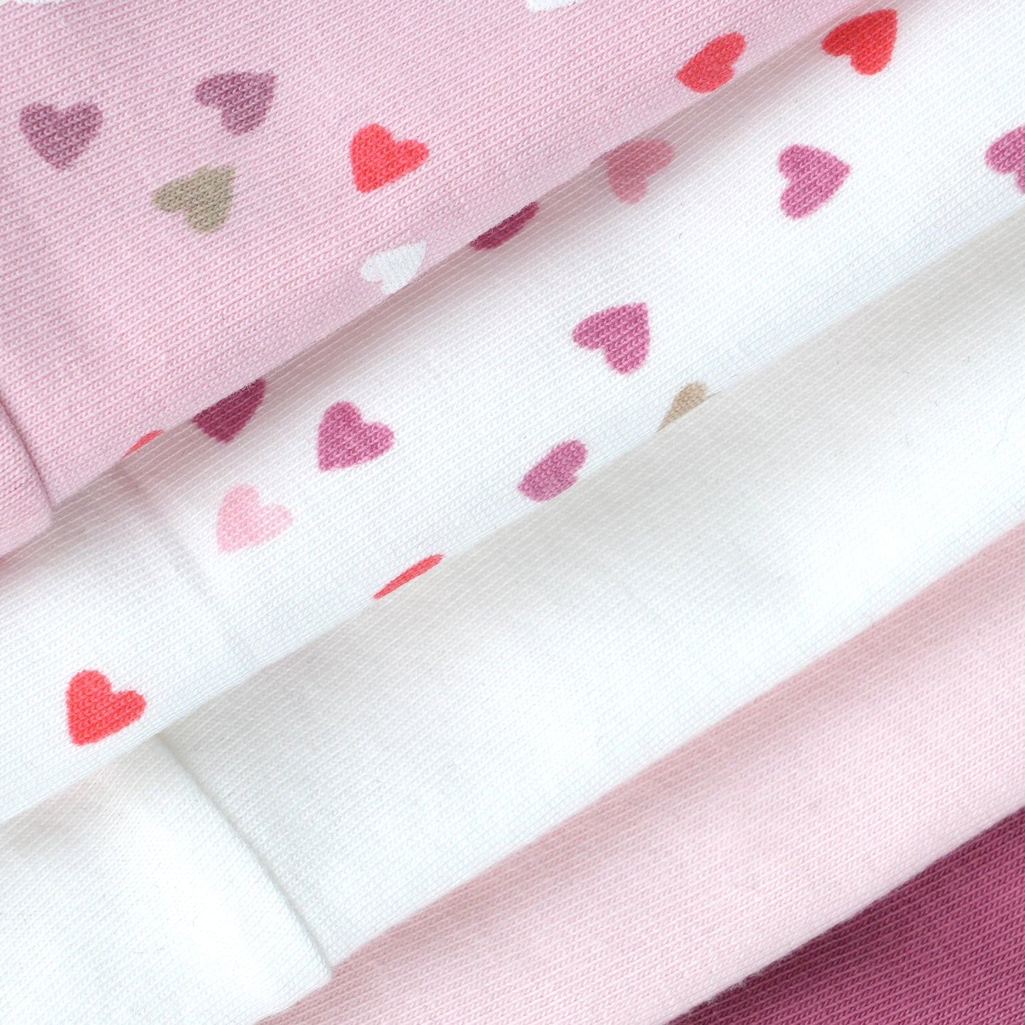 CharmnCherish Girls' Brief - Heart All Over Print Pack Of 5 for 2-11 Years - colour variant