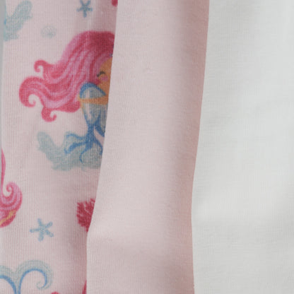 Girls Mermaid Print Cotton Briefs Pack of 3