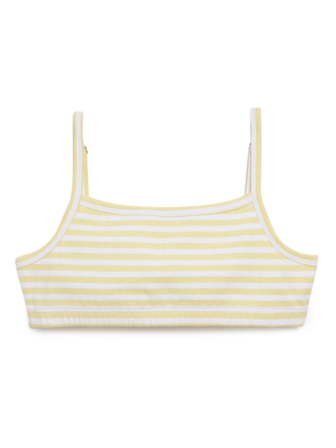 Beginners Bra - Stripes & Polka Dot Print Pack Of 4.
