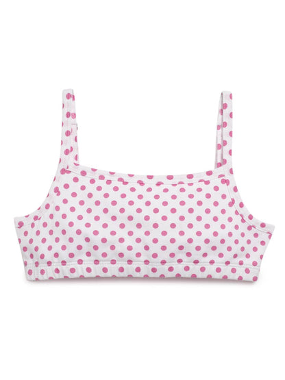 Beginners Bra - Stripes & Polka Dot Print Pack Of 4.