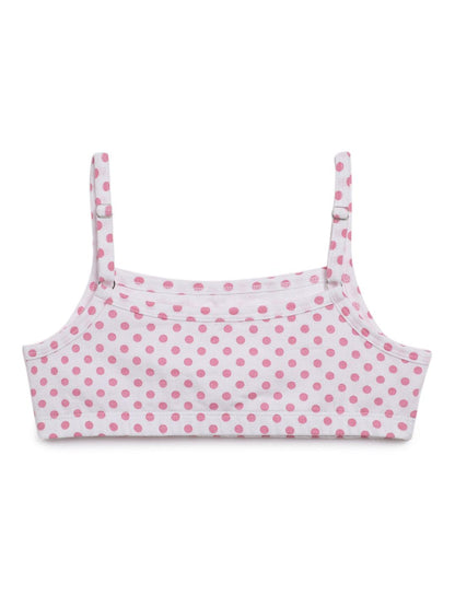 Beginners Bra - Stripes & Polka Dot Print Pack Of 4.