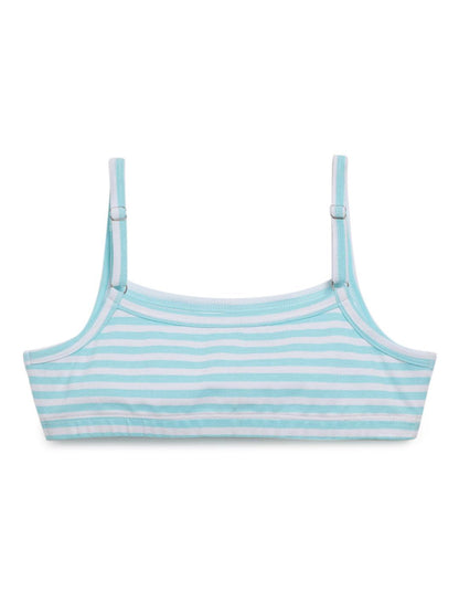 Beginners Bra - Stripes & Polka Dot Print Pack Of 4.