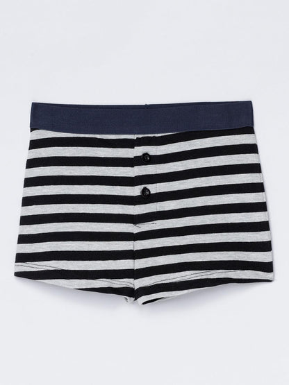 Boxer - Truck All Over  & Stripes Printed Pack Of 3.