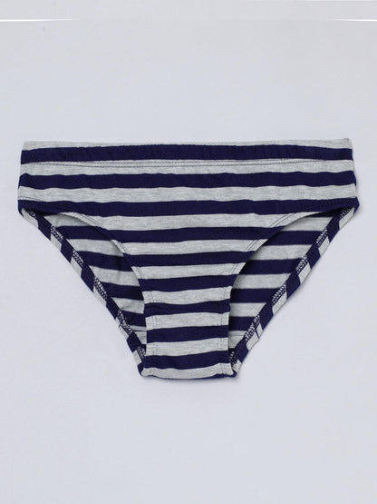 Boys Brief - Anchor All Over & Stripes Printed Brief Pack of 3.