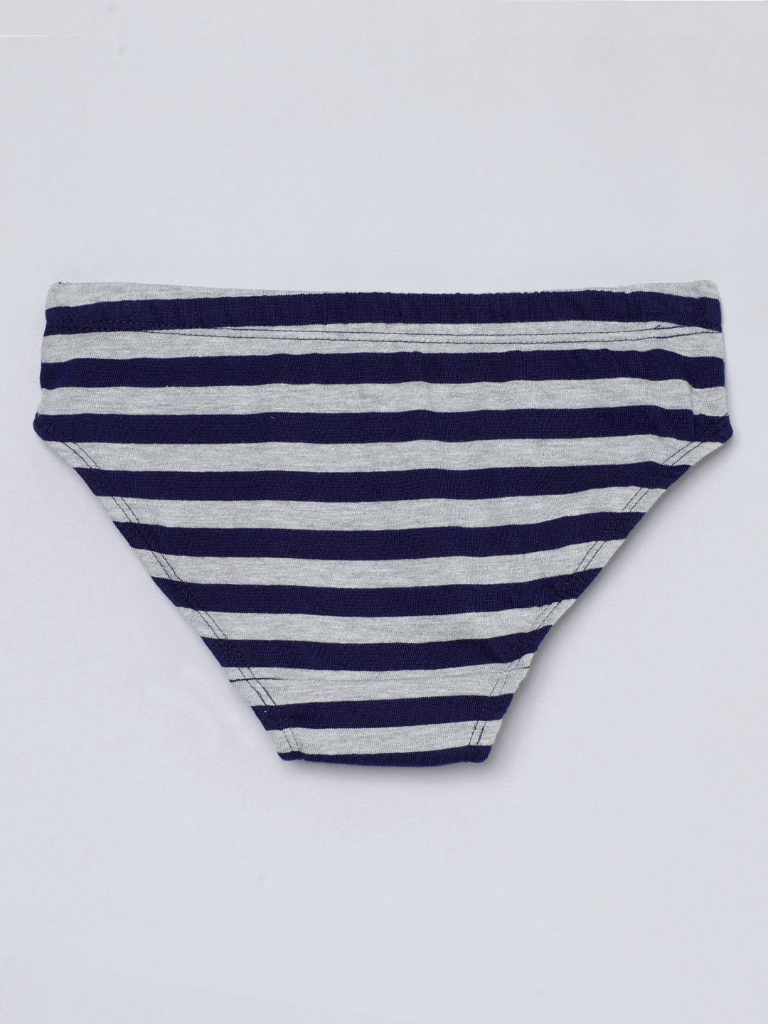 Boys Brief - Anchor All Over & Stripes Printed Brief Pack of 3.