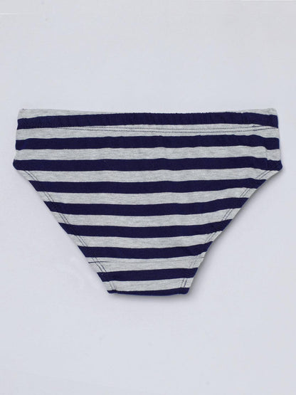 Boys Brief - Anchor All Over & Stripes Printed Brief Pack of 3.