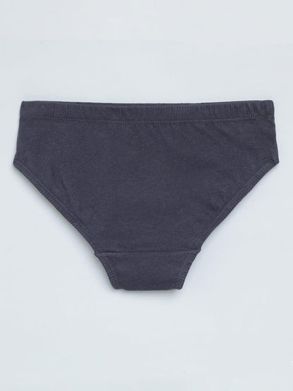 Boys Brief - Shark All Over Print & Solid Color Combo Pack Of 3.