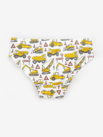 Boys Brief - Truck Prints & Strips (Pack of 3).