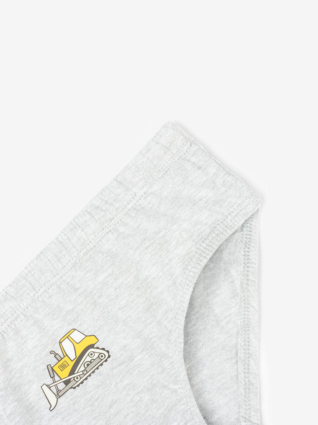 Boys Brief - Truck Prints & Strips (Pack of 3).