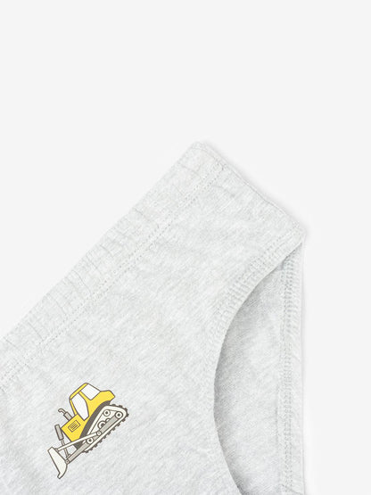 Boys Brief - Truck Prints & Strips (Pack of 3).