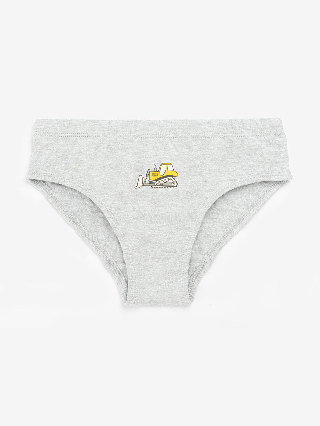 Boys Brief - Truck Prints & Strips (Pack of 3).