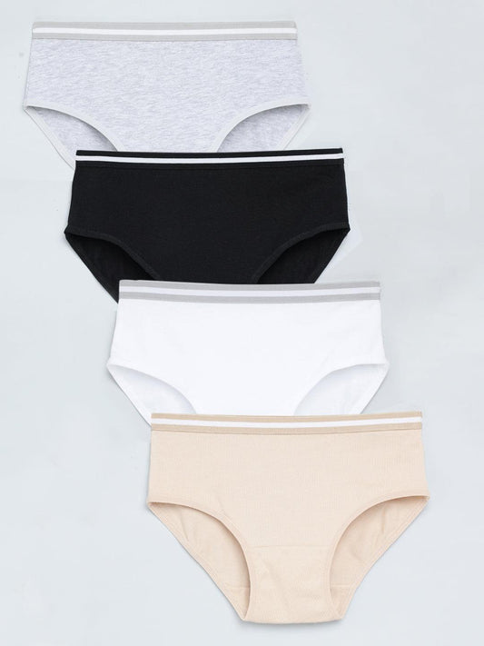 Girls Brief - Multicolor (Pack of 4).