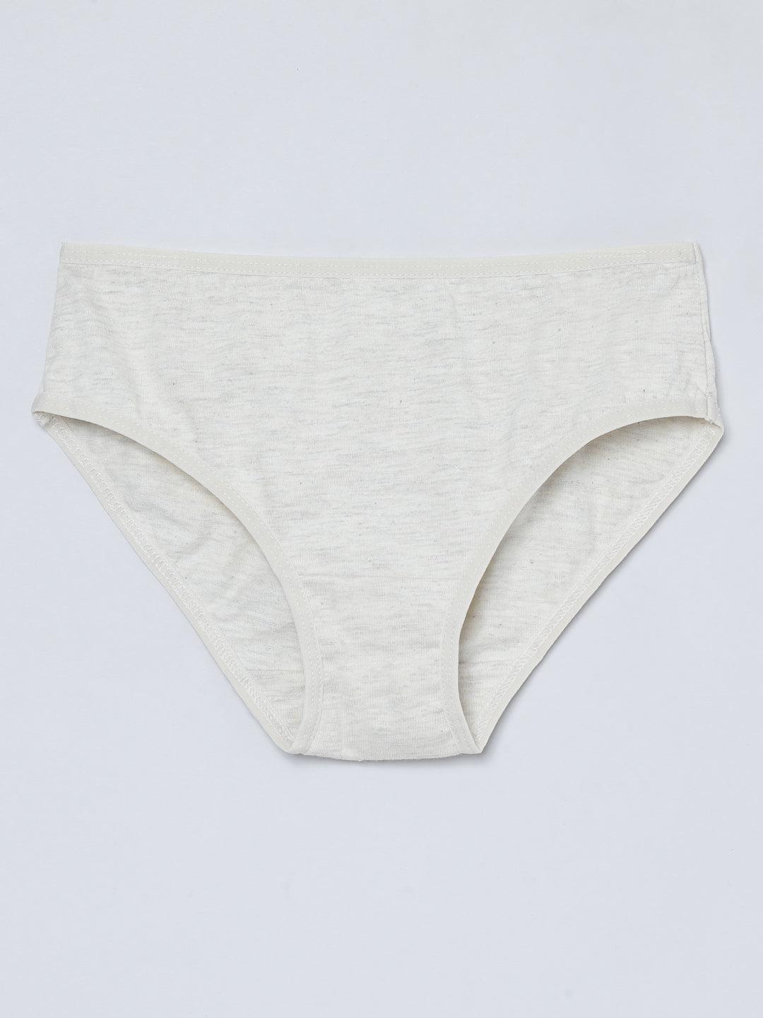 Girls Brief - Solid Multicolor Pack Of 3.