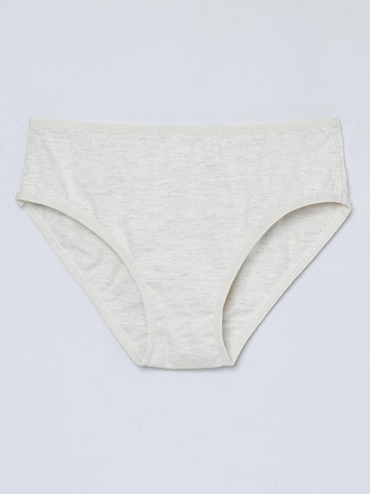 Girls Brief - Solid Multicolor Pack Of 3.