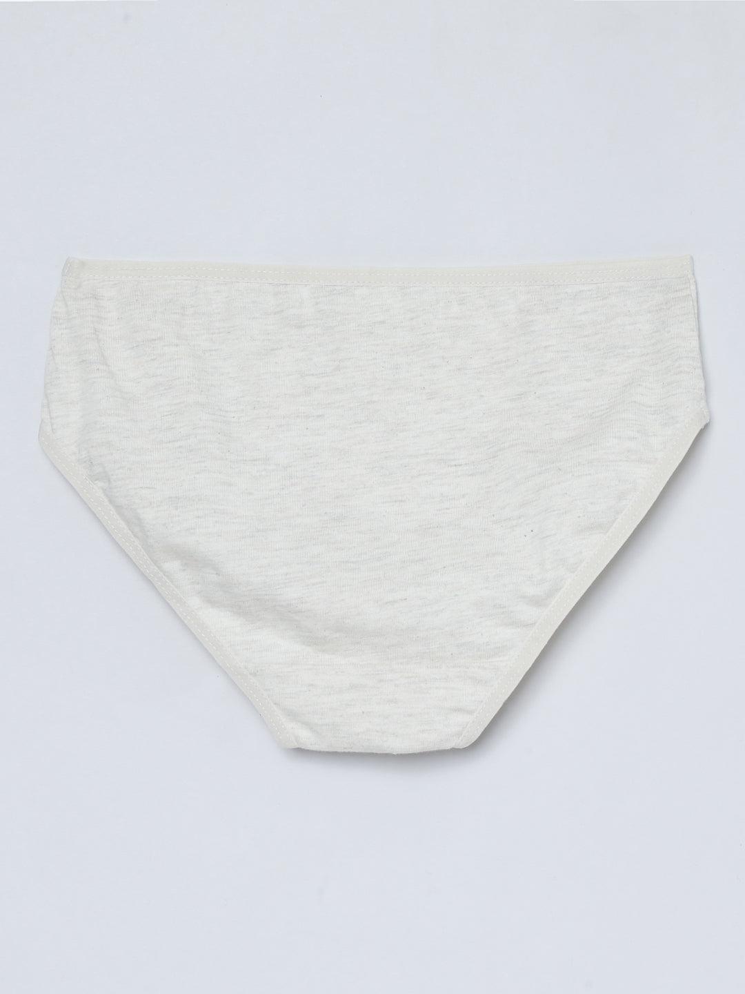 Girls Brief - Solid Multicolor Pack Of 3.