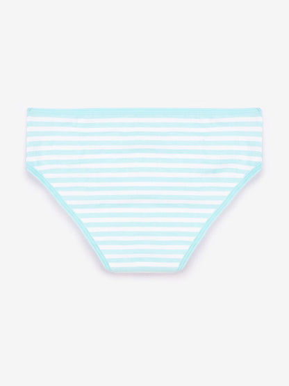 Girls Brief - Polka Dot & Stripes All Over Prints (Pack Of 7).