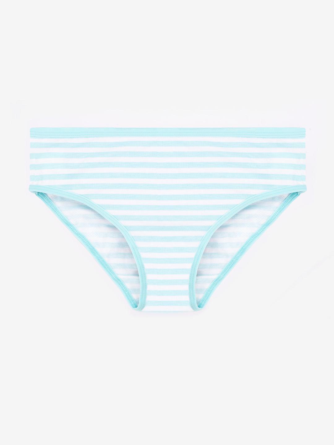Girls Brief - Polka Dot & Stripes All Over Prints (Pack Of 7).