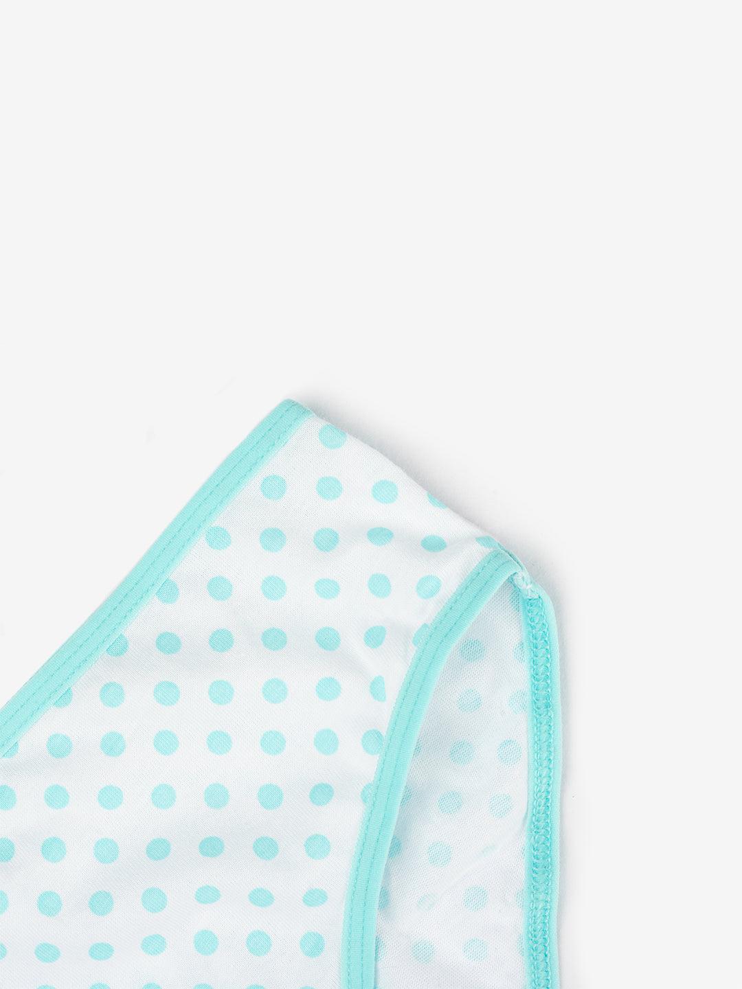Girls Brief - Polka Dot & Stripes All Over Prints (Pack Of 7).