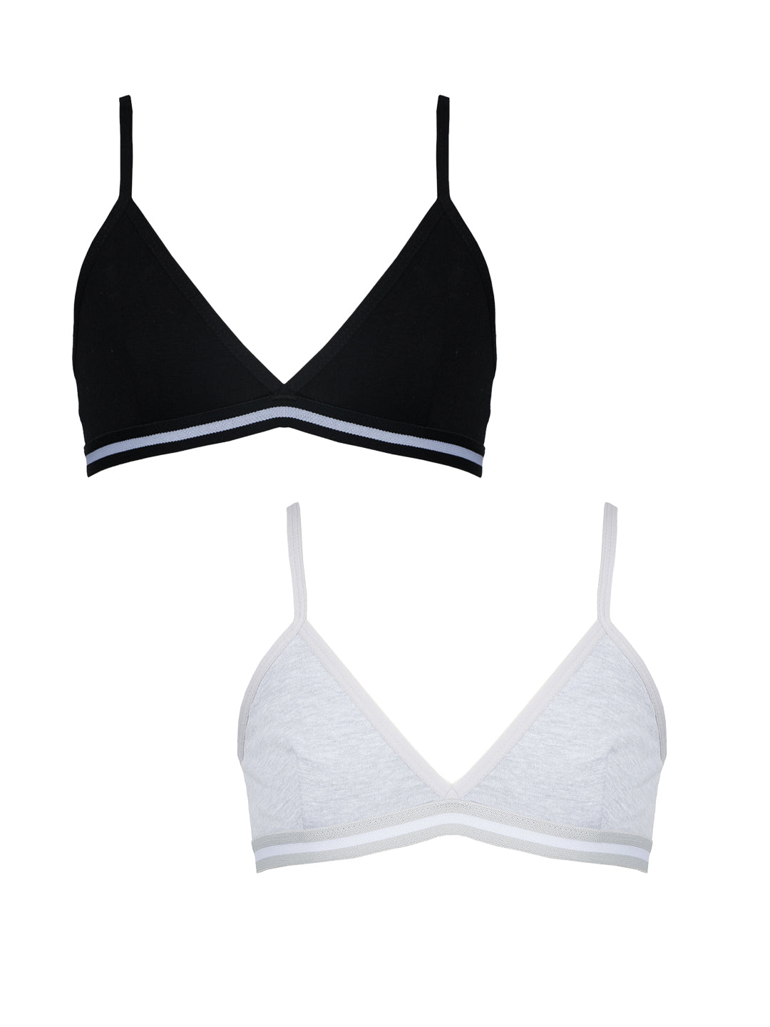 Girls Bra _Solid Color Combo Pack of 2