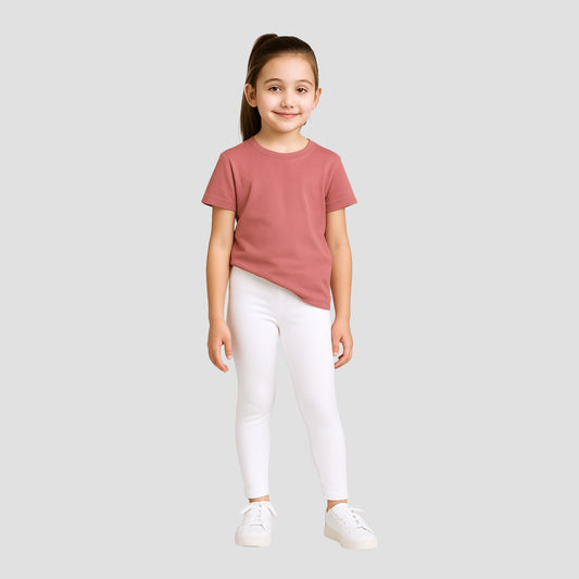 Girls' Legings Pack Of 1_White