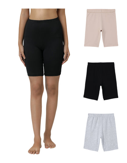 Shorties - Nude, Grey & Black (Pack of 3).