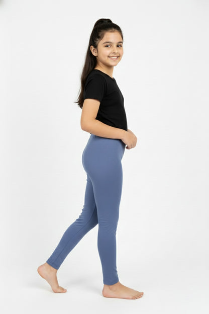 Girls Leggings Pack of 1_Ink Blue