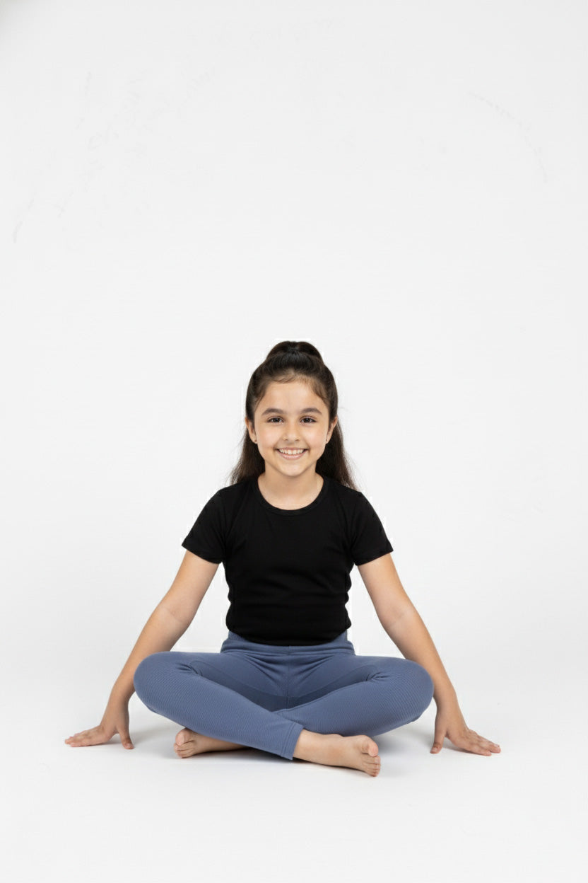 Girls Leggings Pack of 1_Ink Blue