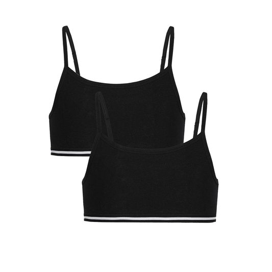 Beginners Bra - Black (Pack of 2)