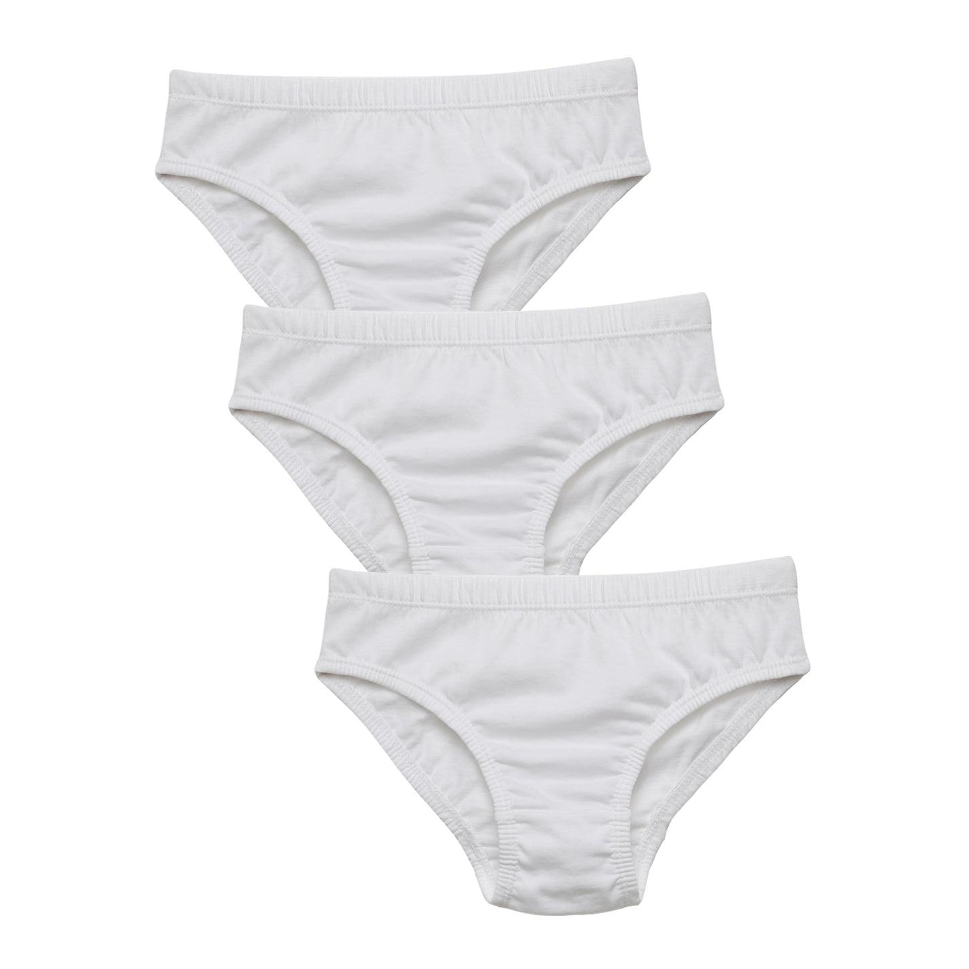 Boys' Cotton Brief - White (Pack of 3)