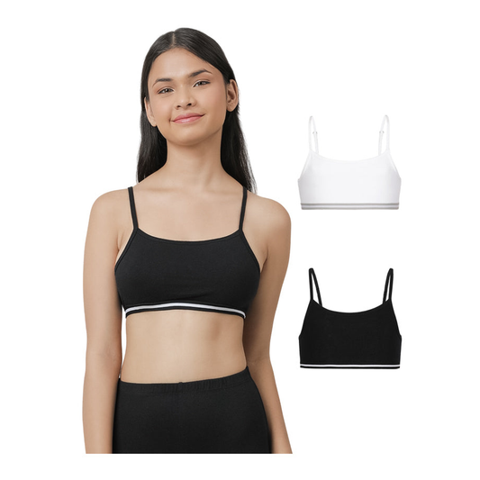 Beginners Bra - Black & White (Pack of 2)