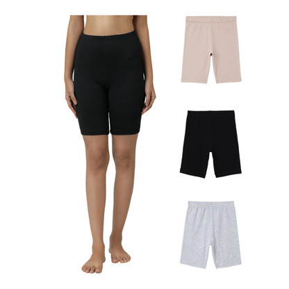 Shorties - Nude, Grey & Black (Pack of 3)