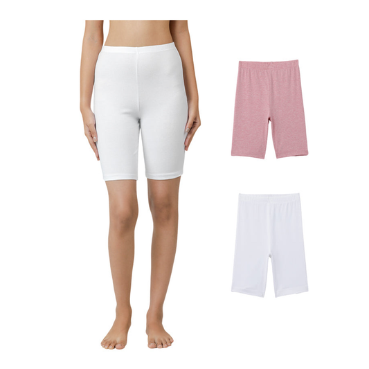 Shorties - White & Pink (Pack of 2)