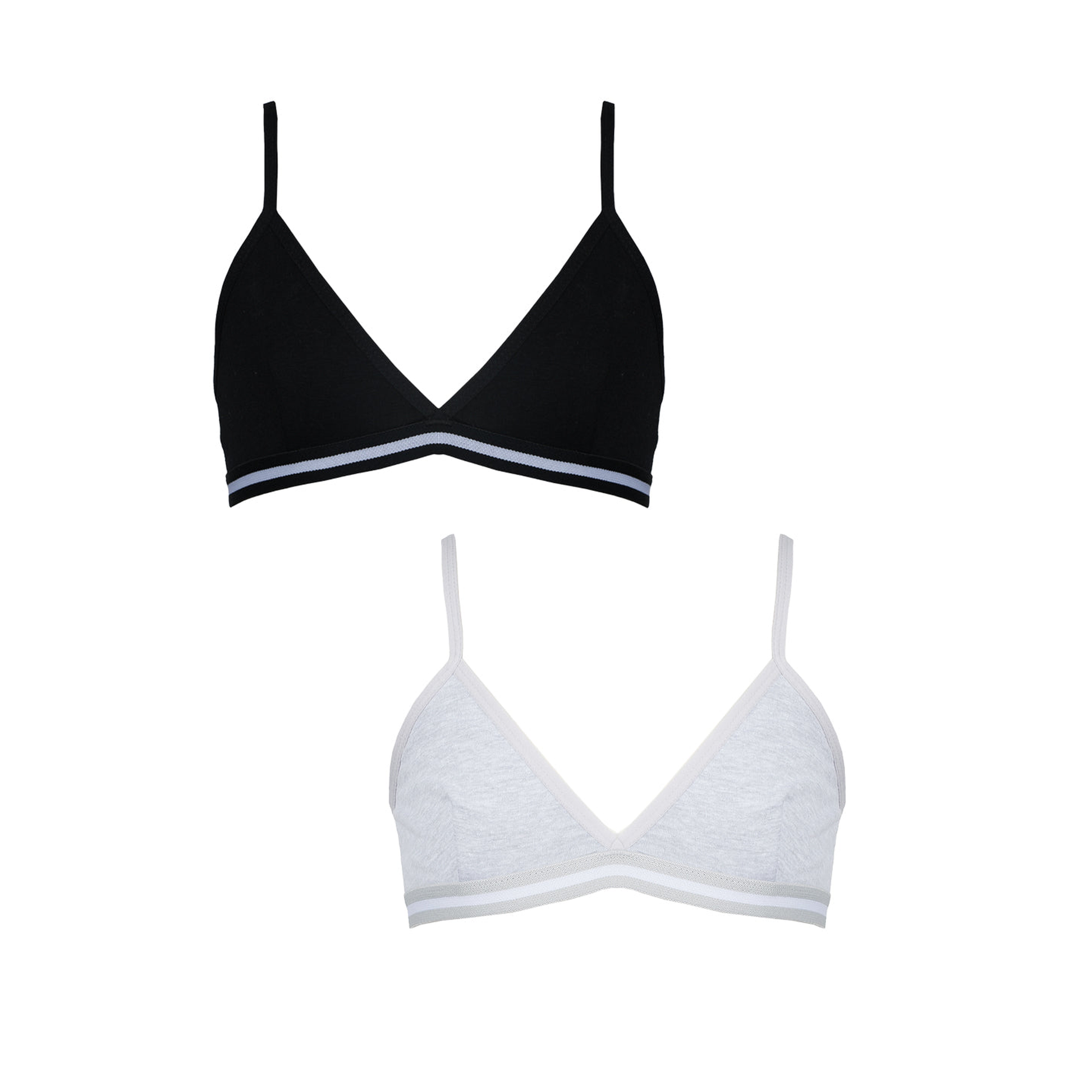 Girls Bra _Solid Color Combo Pack of 2