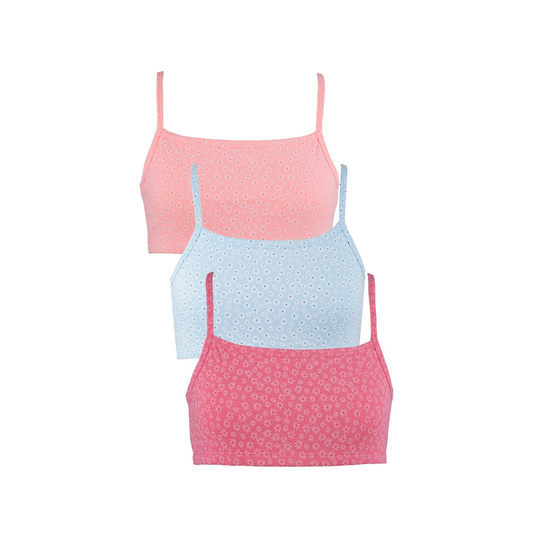 Beginners Bra -Flower All Over Print Pack of 3