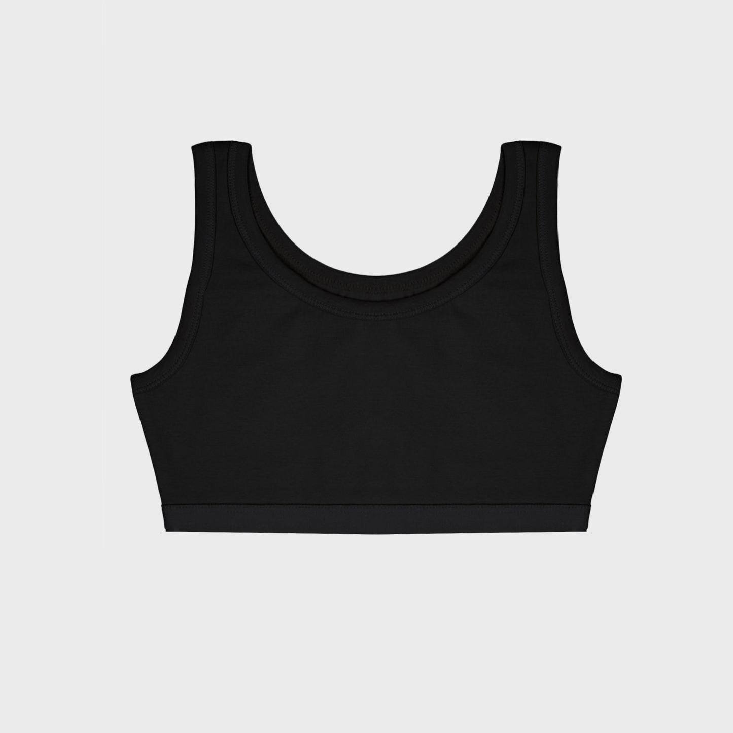 Girls Removable Padded Sports Crop Top