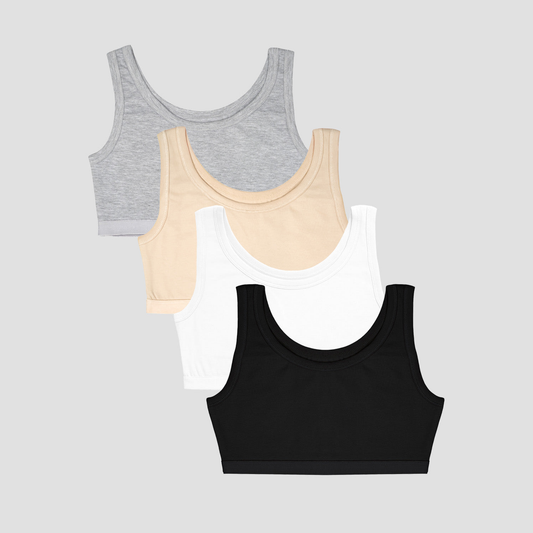 Sports Bra - Removable Padded Pack Of 4