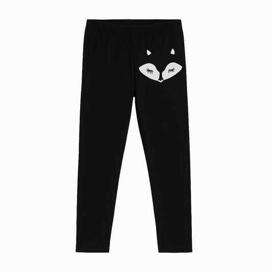 CharmnCherish Girls' Leggings Animal Placement Print Pack Of 1