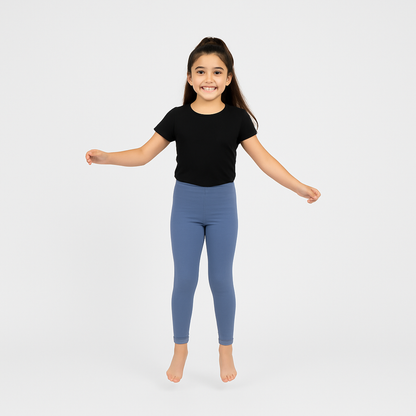 CharmnCherish Girls' Leggings Pack of 1_Ink Blue