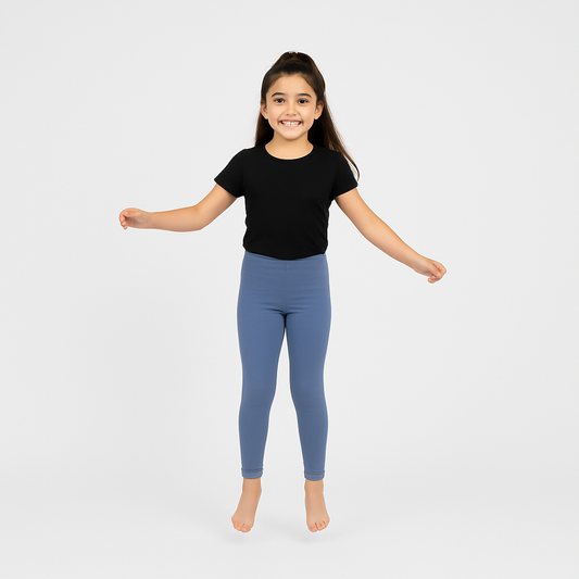CharmnCherish Girls' Leggings Pack of 1_Ink Blue