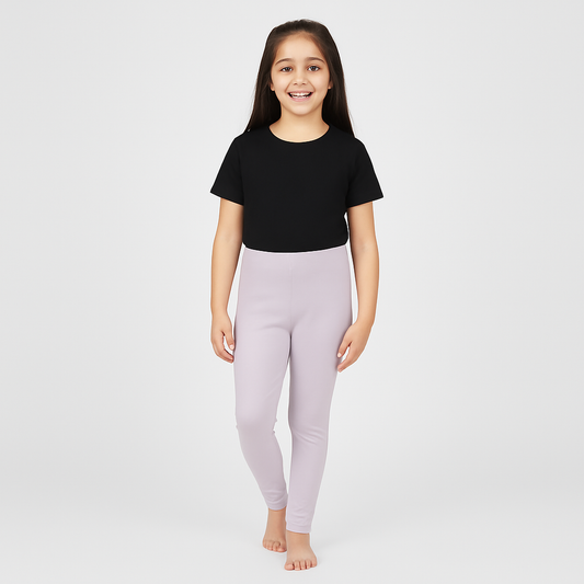 CharmnCherish Girls' Leggings Pack of 1_Lavendar